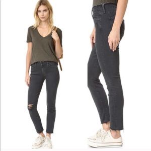 Mother Double Fray Charmer Faded Black 26 EUC